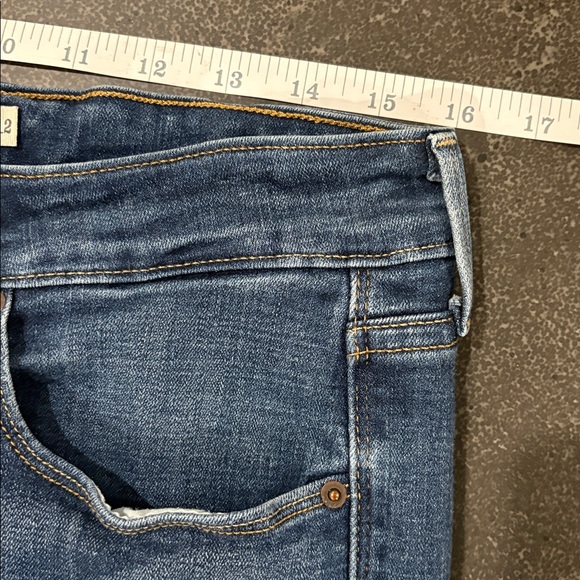 Levi’s Mid Rise Skinny Sz 12 Classic Blue Jeans - Picture 5 of 11